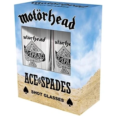 Image of Motörhead Ace of Spades Unisex Shot Glasses Set Transparent, Glass,