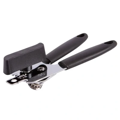 Image of Black Deluxe Metal Can Opener By Ashley