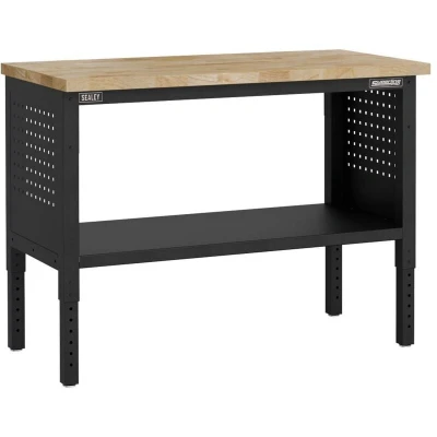 Image of Superline Pro Modular Workbench with Wooden Worktop 1265mm