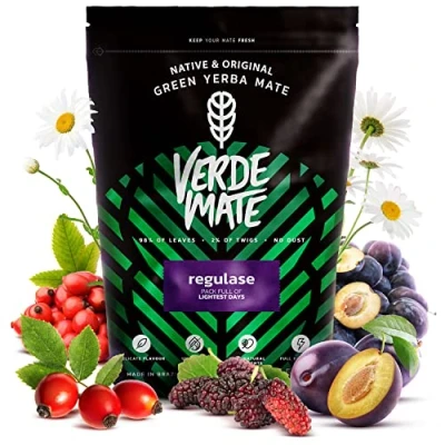 Image of Verde Mate Green Regulase 500g, Yerba Tea from Brazil, Herbal, Unsmoked, Vegan, Gluten Free