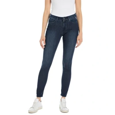 Image of Replay women&#039;s jeans with power stretch, Blue (Dark 007), 29W / 30L