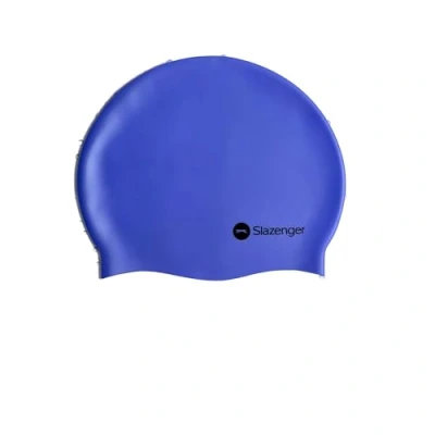 Image of Slazenger Kids Silicone Swimming Cap Royal One Size
