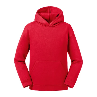 Image of Russell Athletic Childrens Unisex Kids/Childrens Authentic Hooded Sweatshirt (Classic Red) Size 9 10Y