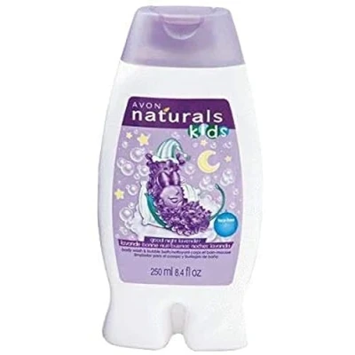 Image of Avon Naturals Kids Goodnight Lavender 250ml Body Wash &amp; Bubble Bath