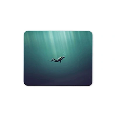 Image of Destination Vinyl ltd Underwater Diver Mouse Mat Pad Diving Scuba Dive Fun Gift Computer PC #8123