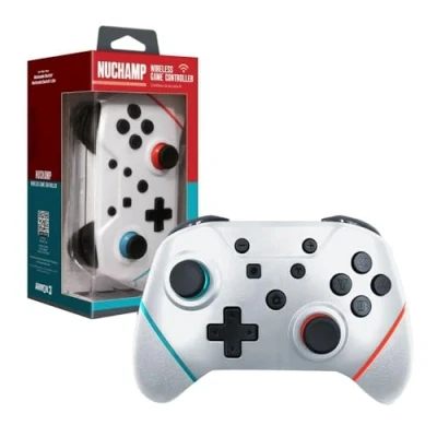 Image of Hyperkin NuChamp Wireless Game Controller For Nintendo Switch®/Nintendo Switch® Lite (White) Armor3