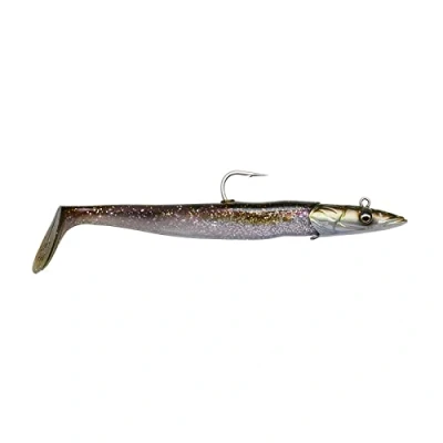 Image of Savage Gear Sandeel V2 Big Game Fishing Hook (Green Silver 23.5cm 175g)
