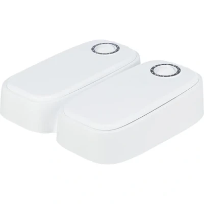 Image of Trixie TX2 Automatic Food Dispenser, 300 ml/ 27 x 7 24 cm, white Black/white 24372