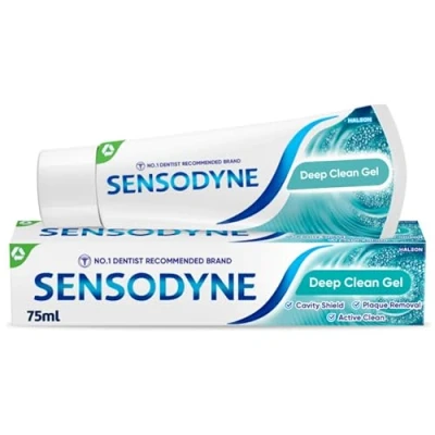 Image of Sensodyne Sensitive Toothpaste Daily Care Deep Clean Gel 75ml