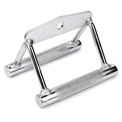 Image of Vinnykud Double Seated V Row Close Grip Handle Durable Steel Chinning Triangle Bar Stirrup for Home Gym Exercise Accessories