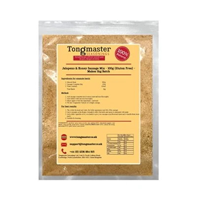 Image of Jalapeno &amp; Honey Sausage Mix 100g (Gluten Free) Makes 1kg Batch
