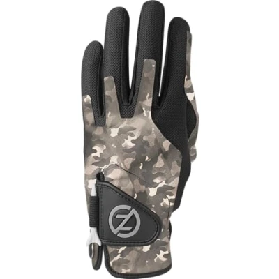Image of Zero Friction Men&#039;s Compression Synthetic Right Hand Universal Fit Golf Glove, One Size, Camouflage, Night Camo, GL00085