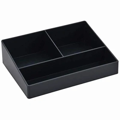 Image of VINN DUNN ROCHE Practical Coffee Packet Sugar Sauce Sachet Holder and Tea Box for Hotel(Black)