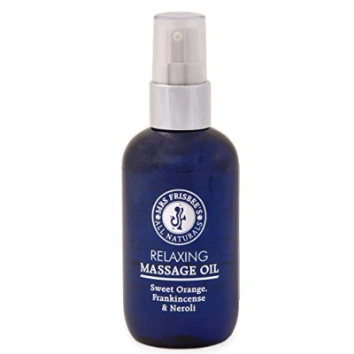 Image of Relaxing Massage Oil/Body Oil with Neroli, Sweet Orange &amp; Frankincense pure Essential Oils, made cold pressed oils and vitamin E/Handmade/Natural/Vegan (100ml)