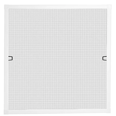 Image of Schellenberg 70032 Plus Insect Protection Window Fly Screen with Frame 130 x 150 cm, White Color, 1 Piece