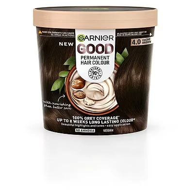 Image of Garnier GOOD Permanent Hair Dye 4.0 Cacao Brown