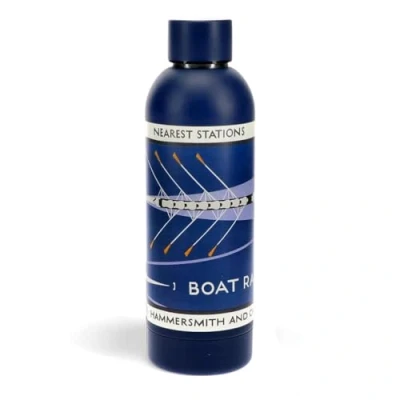Image of Rex London Stainless steel bottle 500ml TfL Vintage Poster Boat Race