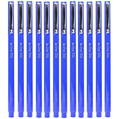 Image of Marvy LE Pen Micro Fine Tip Pens, Blue, Pack of 12