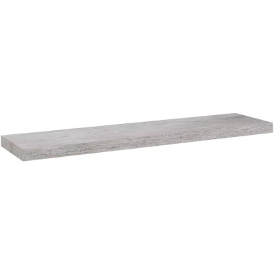 Image of vidaXL Floating Wall Shelf Concrete Grey 90x23.5x3.8 cm MDF
