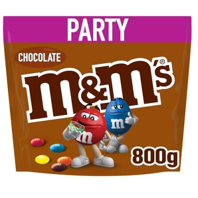 Image of M&amp;M&#039;S Milk Chocolate Party Bulk Bag, Gift &amp; Movie Night Snacks, 1kg