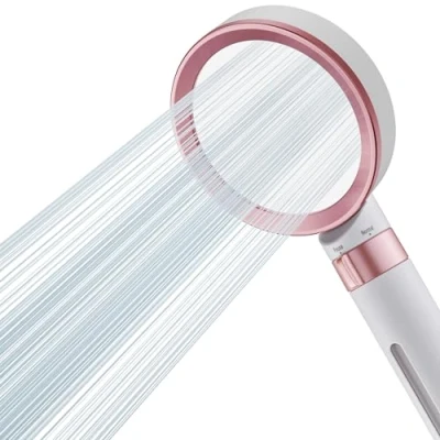 Image of Magichome Hard Water Filter Shower Head with PP Cotton and Activated Carbon Filter, Residual Chlorine Remove Handheld Saving Stop Function