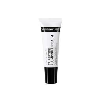Image of The Inkey List Tripeptide Plumping Lip Balm 10ml Non Tingling Plumper Hydrates Dry Cracked Lips Fragrance Free Suitable For All Skin Types