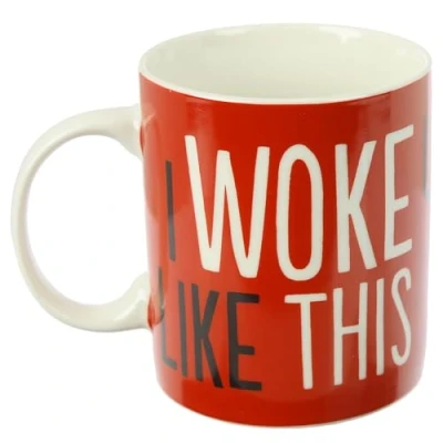 Image of Puckator I Woke Up Like This Simon&#039;s Cat Porcelain Tea Coffee Mug Funny Home Accessories Cute Gifts for Girlfriend Large Mugs Men Women Hot Drinks Cups Presents Secret Santa Gift Cup Set