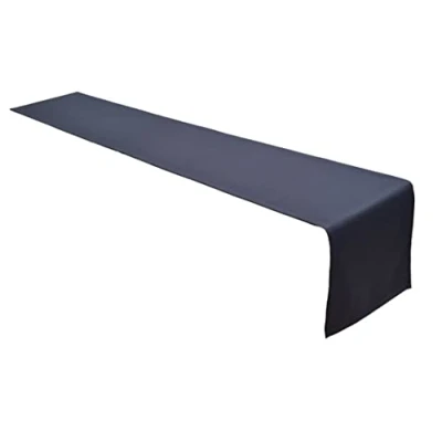 Image of Lemos Home Table Runner, Linen Made from 100% Cotton, Concept Collection, Choice of Colours and Sizes (Table Runner 40 x 200 cm, Anthracite)