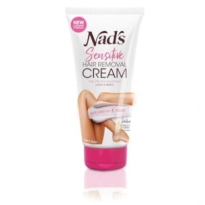 Image of Nad&#039;s Hair Removal Cream Gentle &amp; Soothing For Women Sensitive Depilatory Body Legs, 5.1 Oz