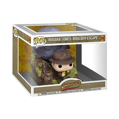 Image of Funko Movie Moment: Indiana Jones Boulder Scene Collectable Vinyl Figure Gift Idea Official Merchandise Toys for Kids &amp; Adults Movies Fans Model Collectors and Display