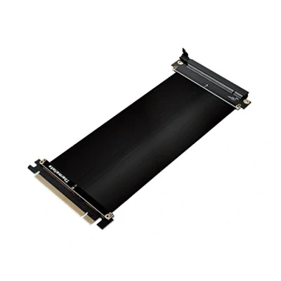 Image of Thermaltake PCI E 3.0 Gaming PC Modding X16 Riser Flexible Cable Upgraded, 2 Years Warranty, EMI Shielding Cover, Black 200mm AC 053 CN1OTN C1