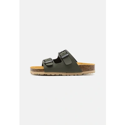 Image of LICO Unisex Slippers for kids, Size: 7.5, Oliv High quality imitation leather