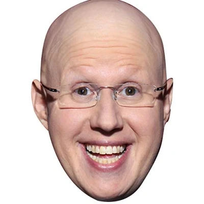 Image of FoxyPrinting Matt Lucas Celebrity Cardboard Party Face Mask Fancy Dress