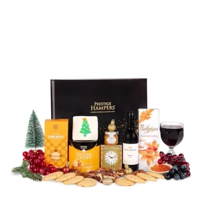 Image of Seasons Celebration Hamper Christmas Family Treat Chocolate Gift Wine Corporate Gifting Staff Gifts