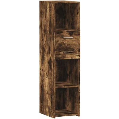 Image of vidaXL Highboard Smoked Oak 30x42.5x124 cm Engineered Wood