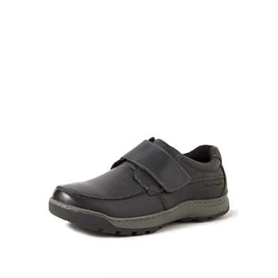 Image of Hush Puppies Men&#039;s Casper Moccasin, Black, 11 UK