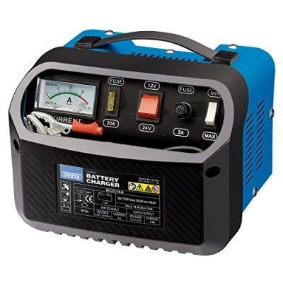 Image of Draper 12/24V Battery Charger, 10 14A