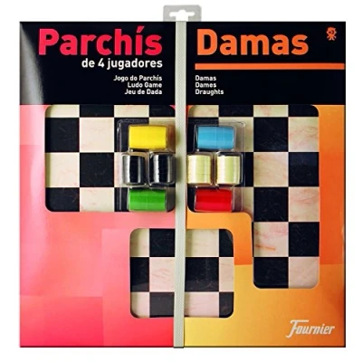 Image of Fournier Game Ludo/Ladies and Chips, 40 x cm, for 4 Players (f28981)
