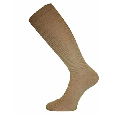 Image of 1 Pair Oatmeal Mid Calf Wool Softop Socks Men&#039;s 6 11 Mens HJ Hall