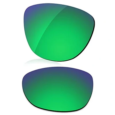 Image of LenzReborn Polarized Lens Replacement for Oakley Frogskins OO9013 Sunglass Lawn Green Mirrored