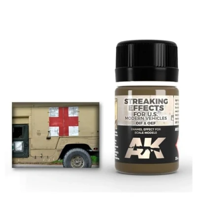 Image of AK Interactive OIF &amp; OEF US Vehicle Streaking Effects # 00123