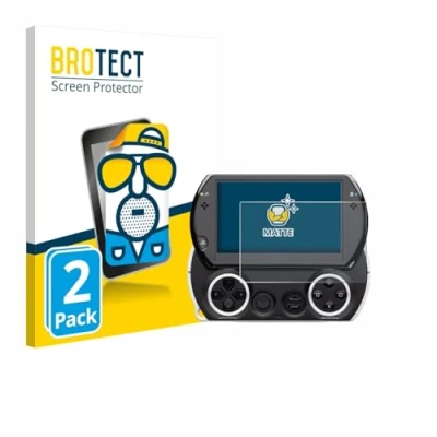 Image of brotect Screen Protector Anti Glare compatible with Sony PSP Go (2 Pack) Matte, Fingerprint Protection Film