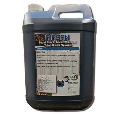 Image of Airsan Chemical Toilet Fluid 5L for Camping Caravan &amp; Motorhomes