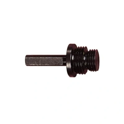 Image of Starrett Hole Saw Arbor HSS Bi Metal Holesaws A19 Compatible with A1, A2 or A10 Blister Pack Screw Steel Pilot Drill 4.7mm Enlargement