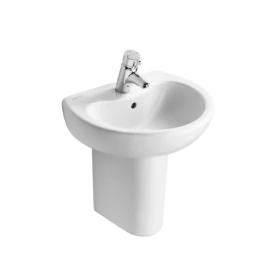 Image of Ideal Standard S299401 Contour 21 Splash Semi Pedestal White (Pedestal Only)