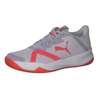 Image of PUMA Men&#039;s Accelerate Turbo Nitro II W+ Indoor Court Shoe, Spring Lavender RED Blast White, 7 UK