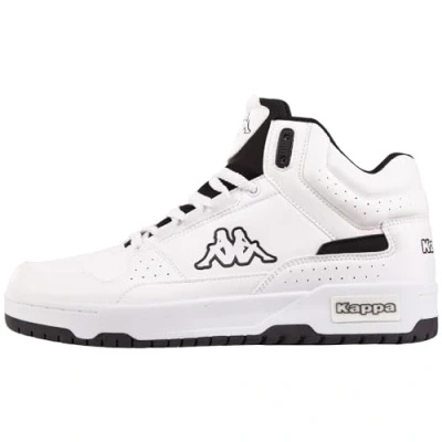 Image of Kappa Unisex Style Code: 243316 Jonscha Sneaker, White Black, 3.5 UK