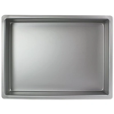 Image of PME Aluminium Oblong Cake Pan 12 x 18 4 Inch Deep,Silver