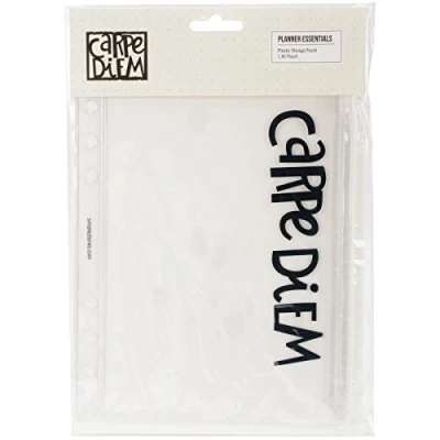 Image of Simple Stories Carpe Diem Plastic Storage Pouch, Synthetic Material, Multi Colour, 21 x 15.4 1 cm