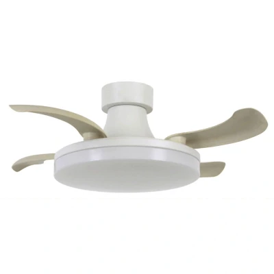 Image of Beacon Lighting LED ceiling fan Fanaway Orbit white Ø 91 cm quiet